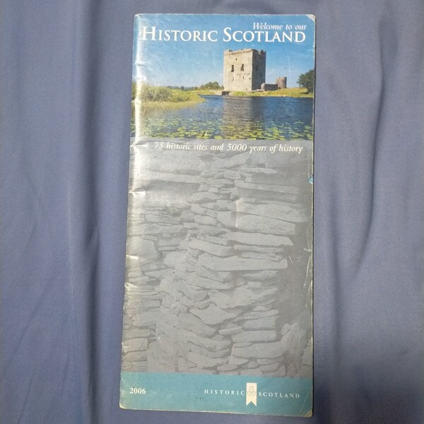 送料無料即決!HistoricScotlandスコットランド観光案内リーフレットパンフレット小冊子2006年イギリスエジンバラグラスゴー