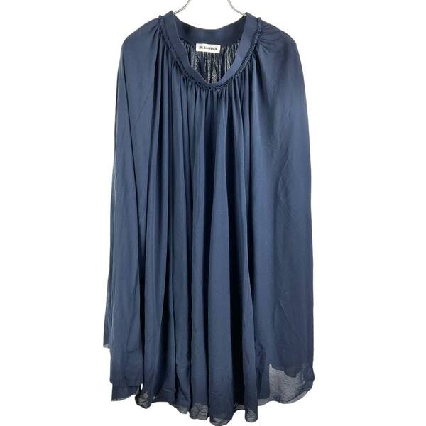 【30%OFF】JILSANDER(ジルサンダー) Nylon Long Skirt (navy)