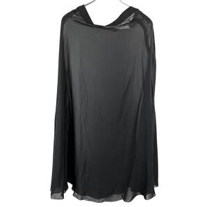 【30%OFF】Dior (ディオール) Seethrough Silk Long Skirt (black)