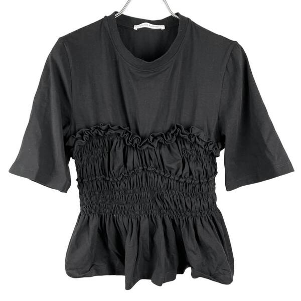 【20%OFF】Cecilie Bahnsen(セシリー・バンセン) Ruffles Bra Logo T Shirt (black)