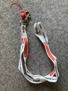 ★ネックストラップ ホルダー グローバルソース 香港 global sources 白 ホワイト 非売品