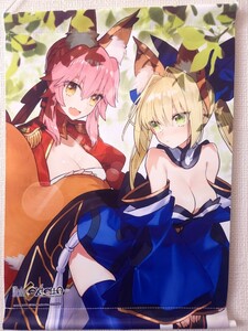 PS4/PS VITAソフト Fate/EXTELLA あみあみ特典 ネロ・クラウディウス 玉藻の前 A3サイズタペストリー