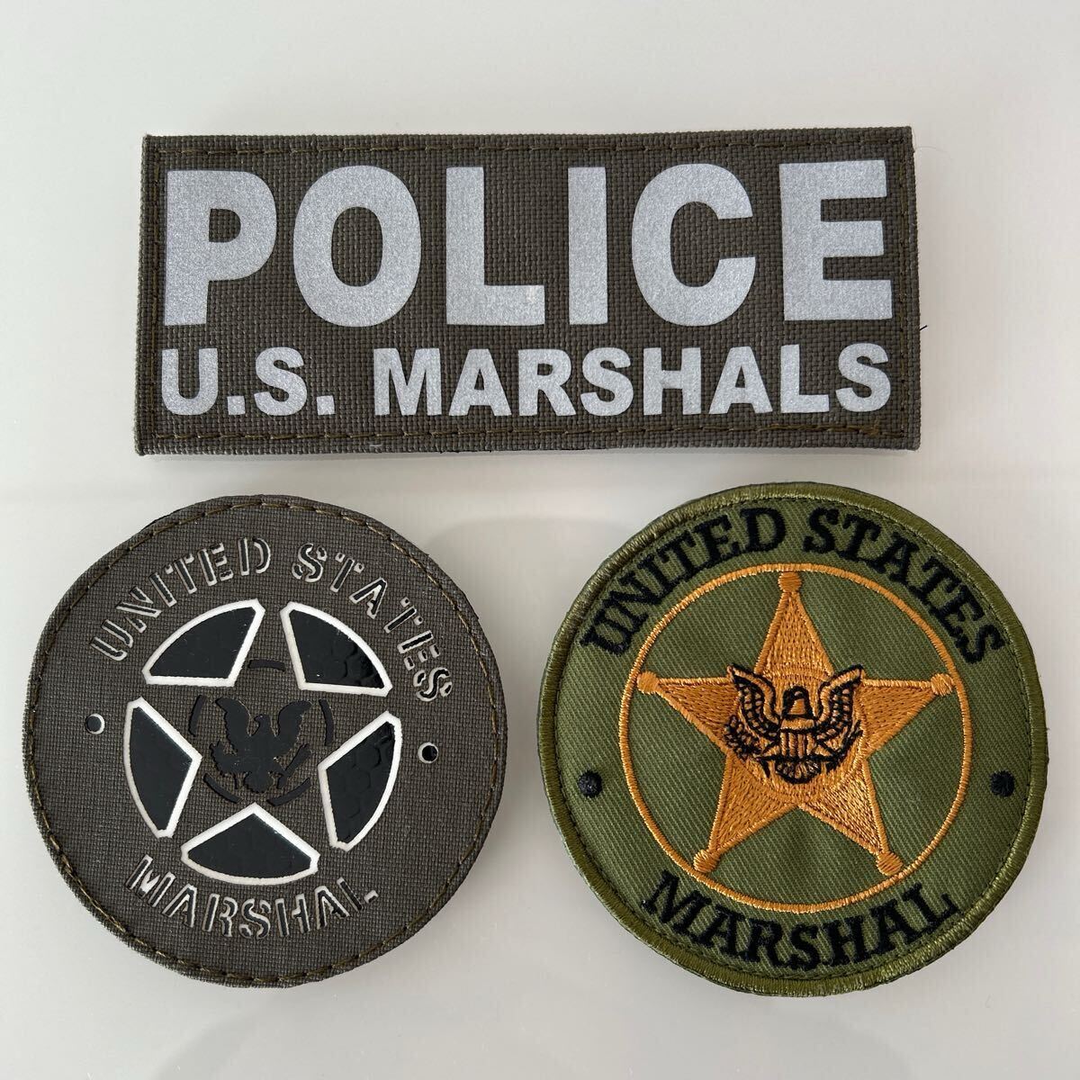 実物 US MARSHAL 背面 パッチ レンジャーグリーン USマーシャル Yahoo!オークション -「u.s.marshal」(個人装備) (ミリタリー)の