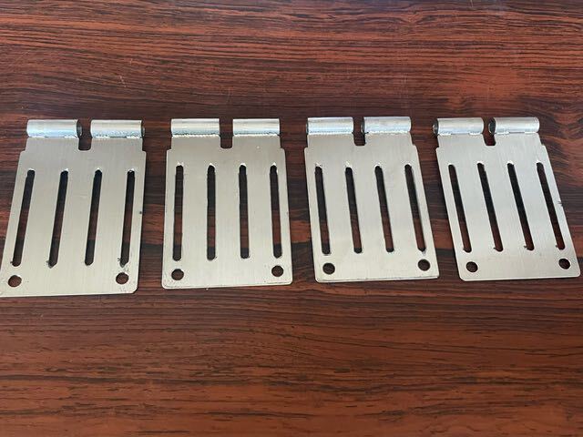 ニックス風ベルトループ腰袋金具高級ステンレスSUS304 4枚