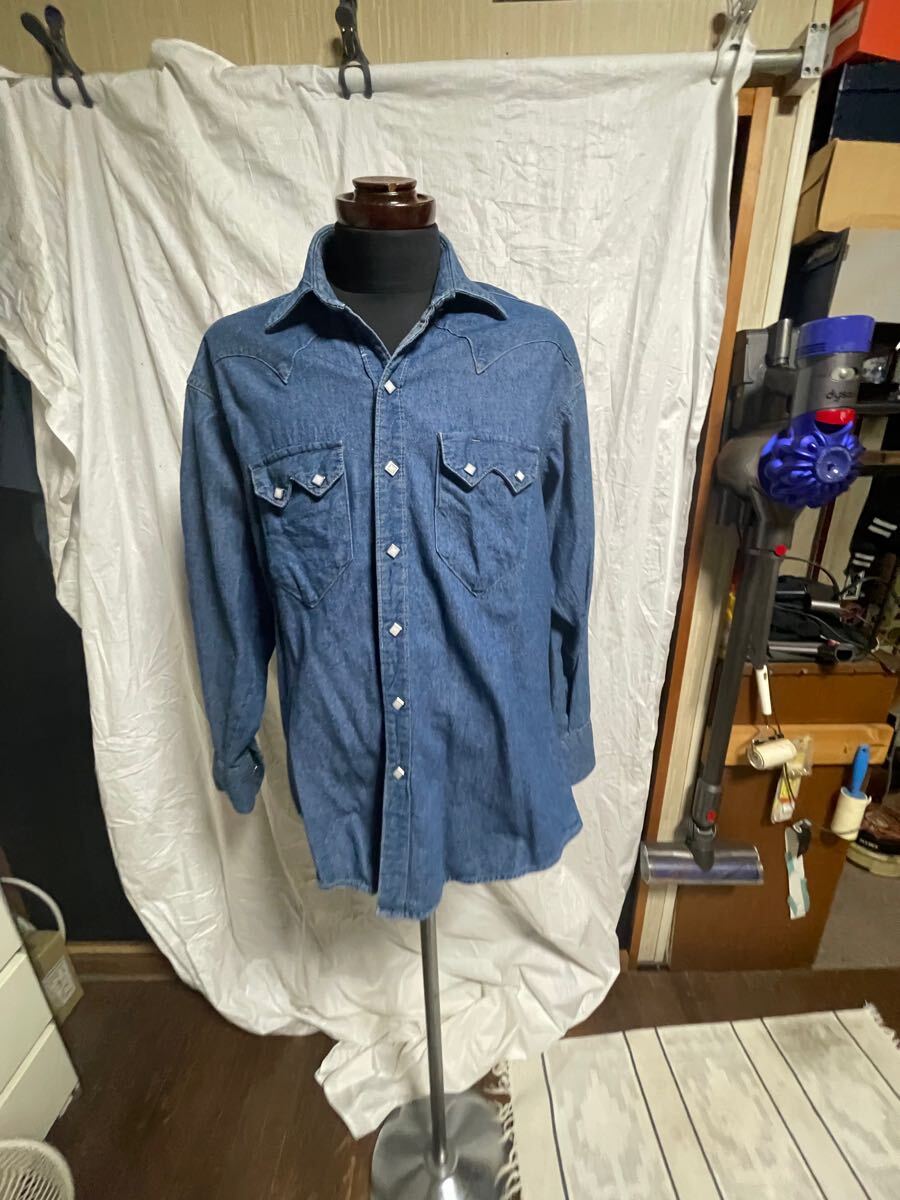 ロックマウントウエスタンシャツmade inUSAビンテージ