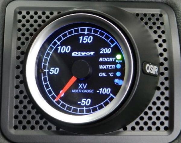 美品 希少 ブルー 青 PIVOT XV MULTI GAUGE 廃盤品 ピボット ブースト計