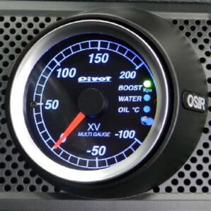 美品 希少 ブルー 青 PIVOT XV MULTI GAUGE 廃盤品 ピボット ブースト計