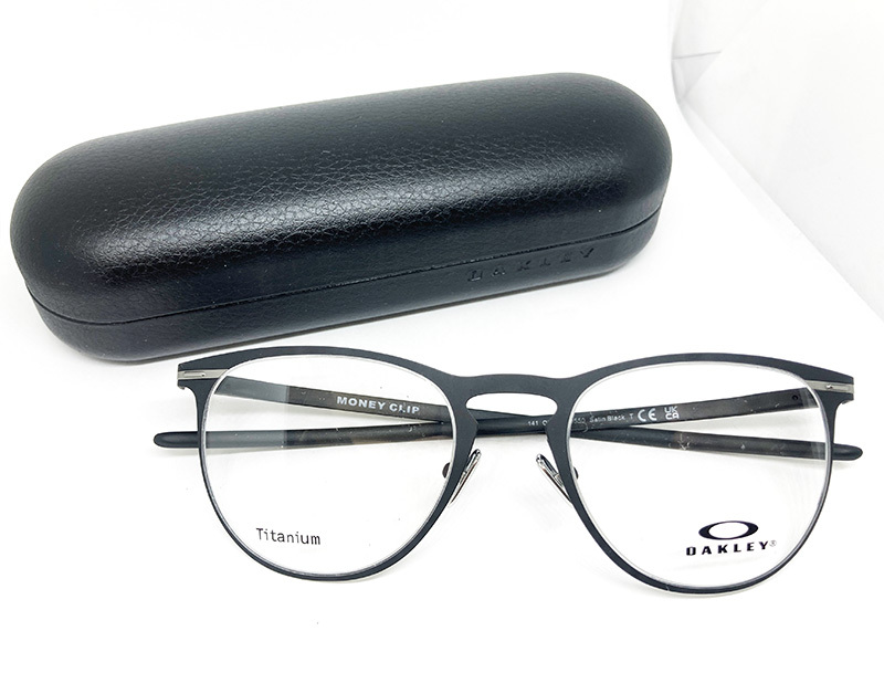 【着後レビューで 送料無料】 オークリー OAKLEY 正規品 OX5145 CLIP MANEY メガネフレーム 金属フレーム