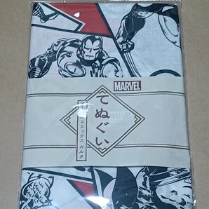 マーベルコミックスカルタ てぬぐい 手拭い MARVEL スパイダーマン他
