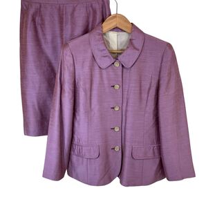 HANABISHI ladies フォーマル アンサンブルスーツ 上下セット セットアップ セレモニー ジャケット スカート size:9号程度 ピンク