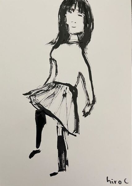 絵描きhiro C「彼女の遊びは終わらない」
