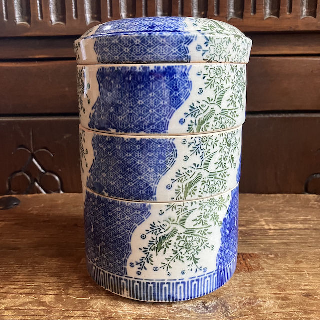 Yahoo!オークション -「三段重 陶器」(アンティーク Yahoo!オークション -「三段重 陶器」(アンティーク