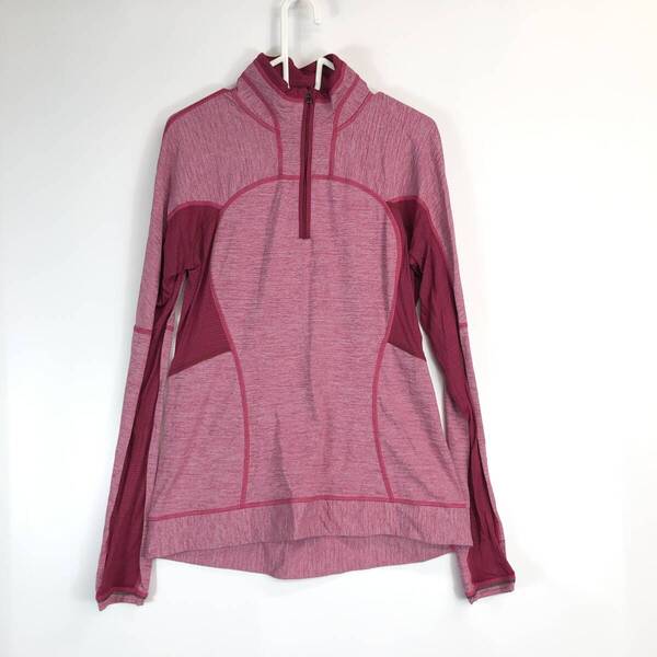 ルルレモン Lululemon ハーフジッププルオーバーシャツ 伸縮速乾 10サイズ