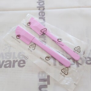 Tupperware ミニスパチュラ ゴムベラ 2本セット 送料無料 未開封 タッパーウェア