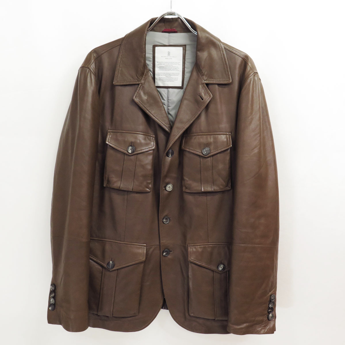 Yahoo!オークション -「brunello cucinelli レザージャケット Yahoo!オークション -「brunello cucinelli レザージャケット