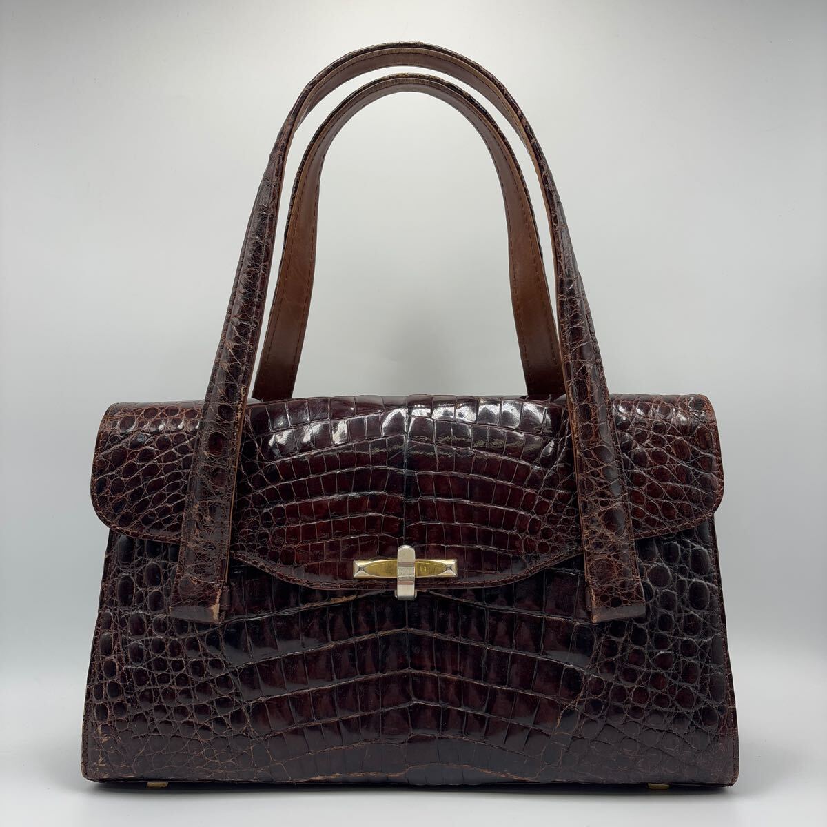 極美品 クロコダイル 本革 バッグ GENUINE CROCODILE SKIN Yahoo!オークション -「genuine crocodile skin」(レディース