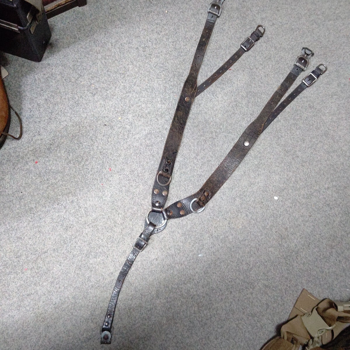 実物オーストリア軍 大戦ドイツ軍代用 Yサス サスペンダー
