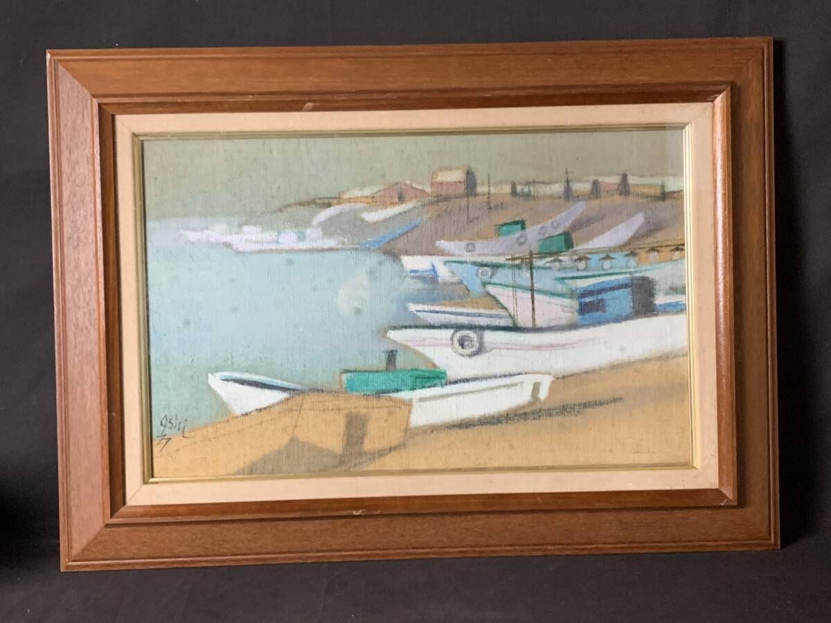 楽天市場】油彩画 F6号 広瀬和之 「地中海」 真筆 額入り 額装