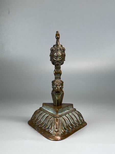 古銅 細工 チベット 密宗密教 金剛杵 仏具 法器 辟邪 中国 古美術 密教法具