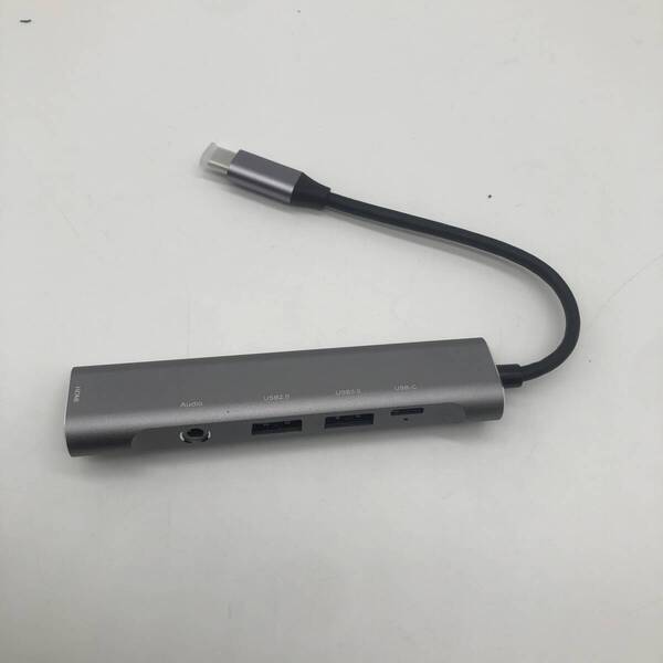 USB-C ハブ 5ポート拡張 HDMI変換アダプタ 4K HDMI出力 3.5mmオーディオジャック 高速データ伝送USBポート2つ搭載 A2916