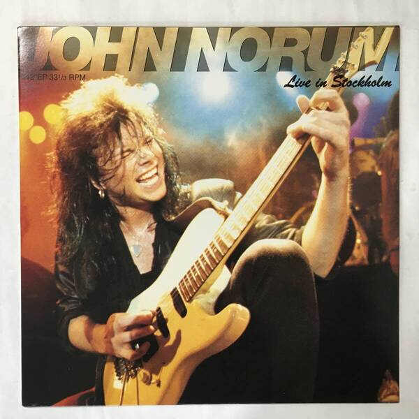 JOHN NORUM LIVE IN STOCKHOLM スウェーデン盤