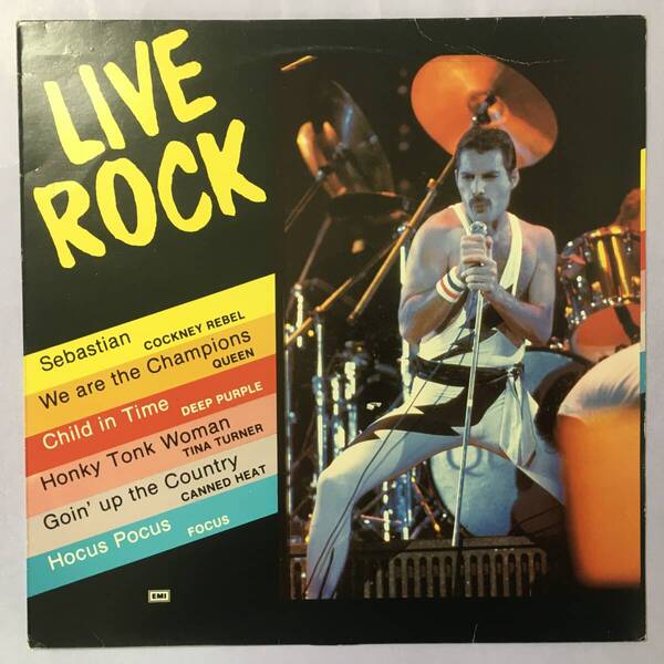 LIVE ROCK ギリシャ盤 QUEEN DEEP PURPLE TINA TURNER COCKNEY REBEL CANNED HEAT FOCUS
