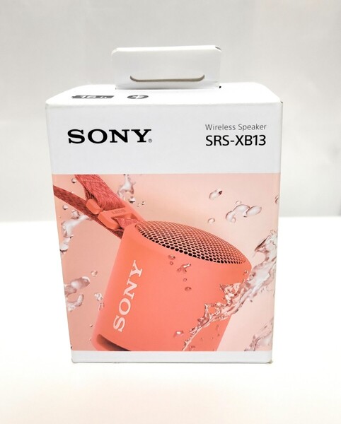 新品未開封【SONY】SRS-XB13型 ポータブルスピーカー コーラルピンク