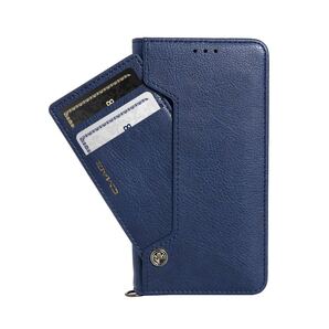 iPhone 16 ケース アイフォン16 レザーケース iPhone16 カバー カード収納 手帳型 ネイビー