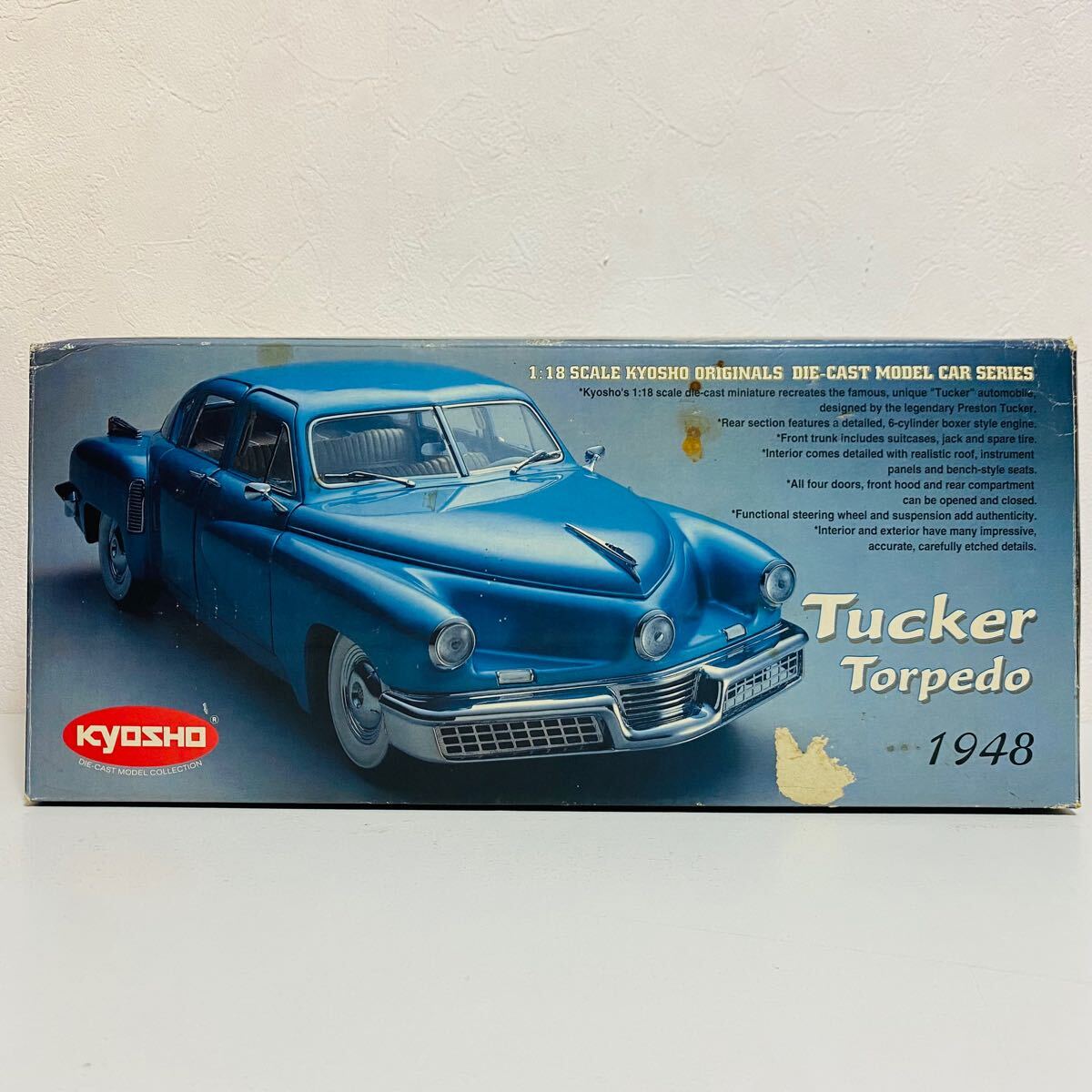 当時物　1/18 京商　タッカー　TUCKER ミニカー Yahoo!オークション - 未使用品 送料無料 1/18 京商 Tucker