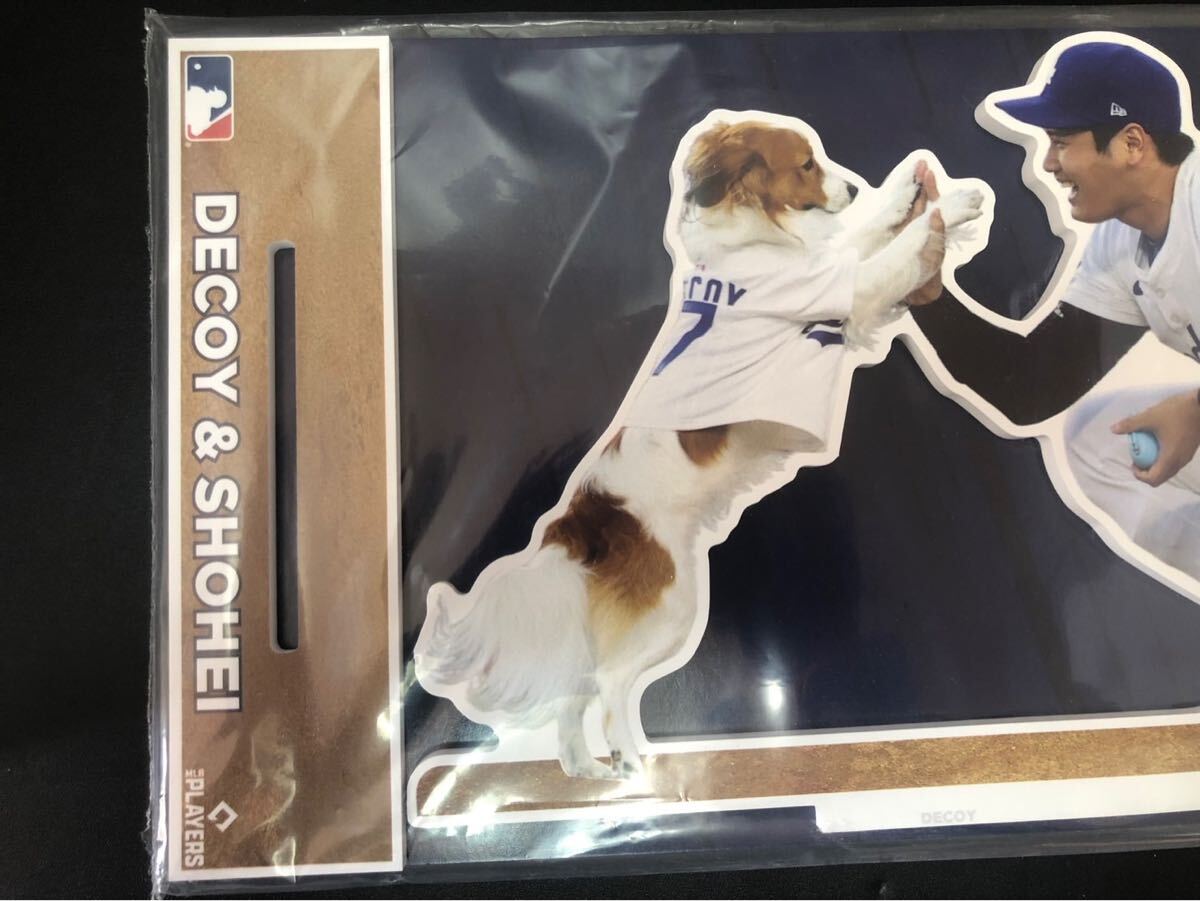 大谷翔平&デコピン！始球式記念スタンド！MLB公式、新品、未開封！