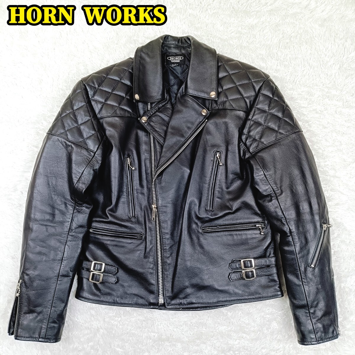 Yahoo!オークション -「horn works ライダース」(XLサイズ以上 Yahoo!オークション -「horn works ライダース」(XLサイズ以上
