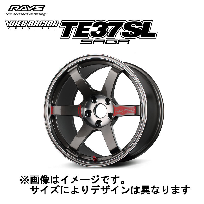 レイズ ボルクレーシング TE37 SAGA サーガ SL (4本セット) 4/114.3 15x7.5J +28 プレスドグラファイト (PG) 06815752801PG