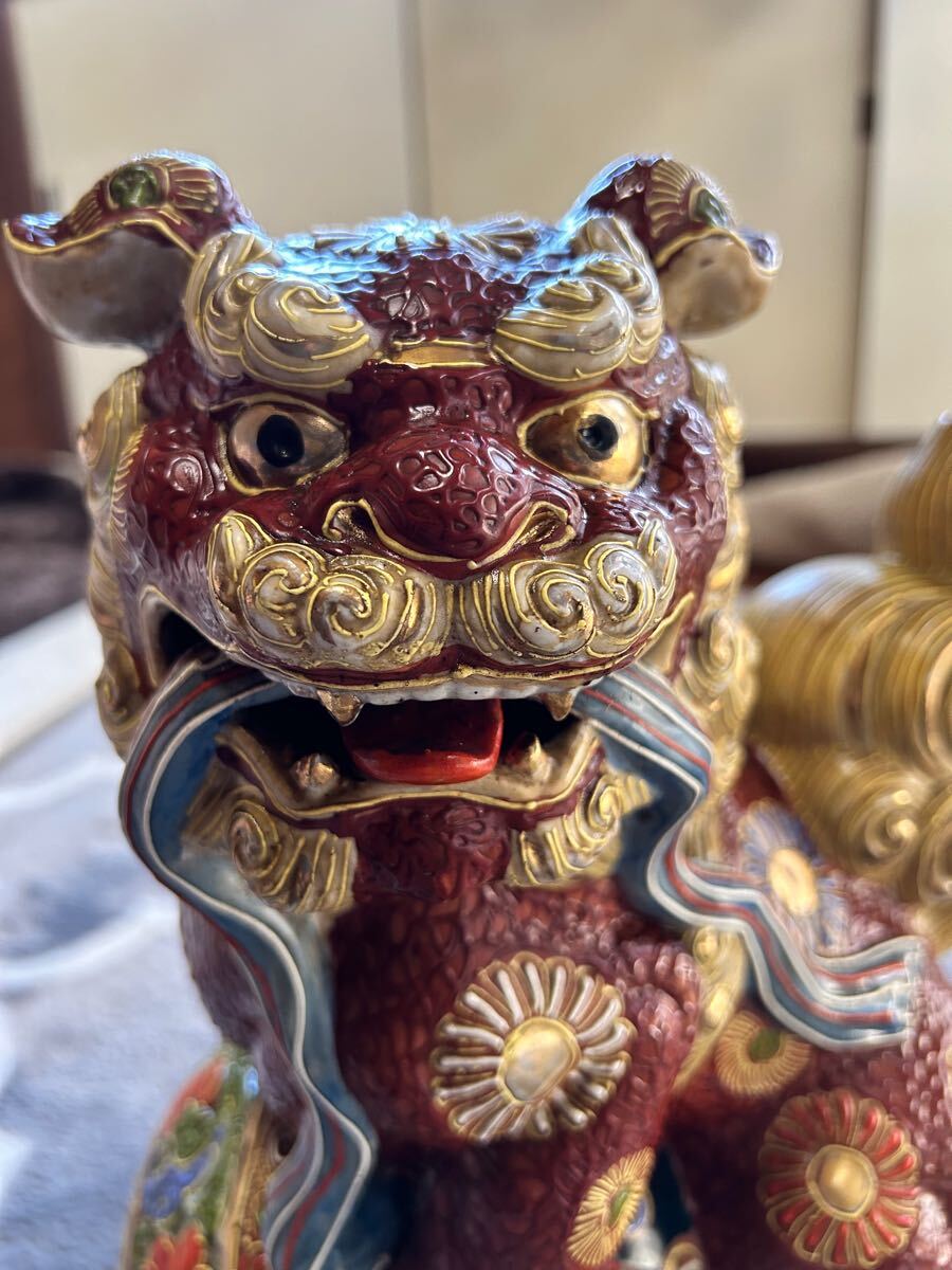 Yahoo!オークション -「九谷焼 獅子 置物」(アンティーク Yahoo!オークション -「九谷焼 獅子 置物」(アンティーク