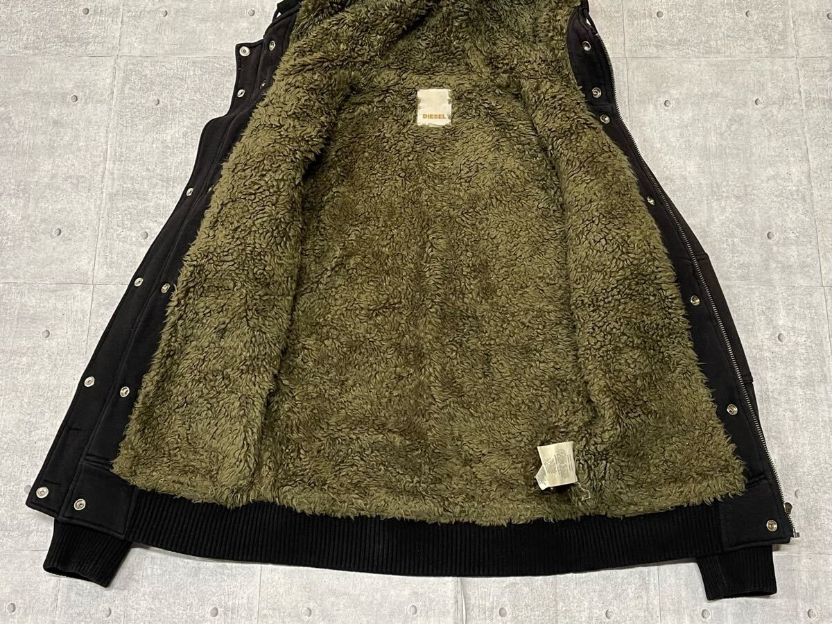 DIESEL ボア ジャンパー スウェット ブルゾン ディーゼル イタリアブランド ショルダー エルボーパッチ しっかりした上質素材 YL1222 DIESEL ボア ジャンパー スウェット ブルゾン ディーゼル イタリアブランド ショルダー エルボーパッチ しっかりした上質素材 YL1222