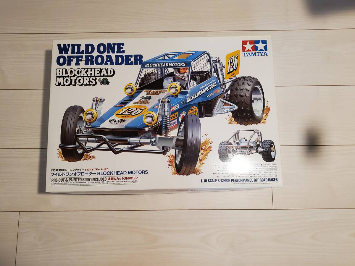 Amazon.co.jp: Tamiya 58695 1/10 Electric RC Car Series No. 695 1/10 RC  Racing Buggy Wild One Off Loader, BLOCKHEAD MOTORS : Toys & Games