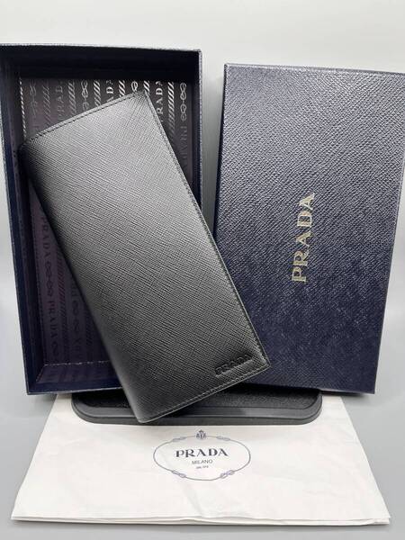 【定価の半額以下/未使用品】PRADA SAFFIANO プラダ サフィアーノ レザー 長財布 2MV836