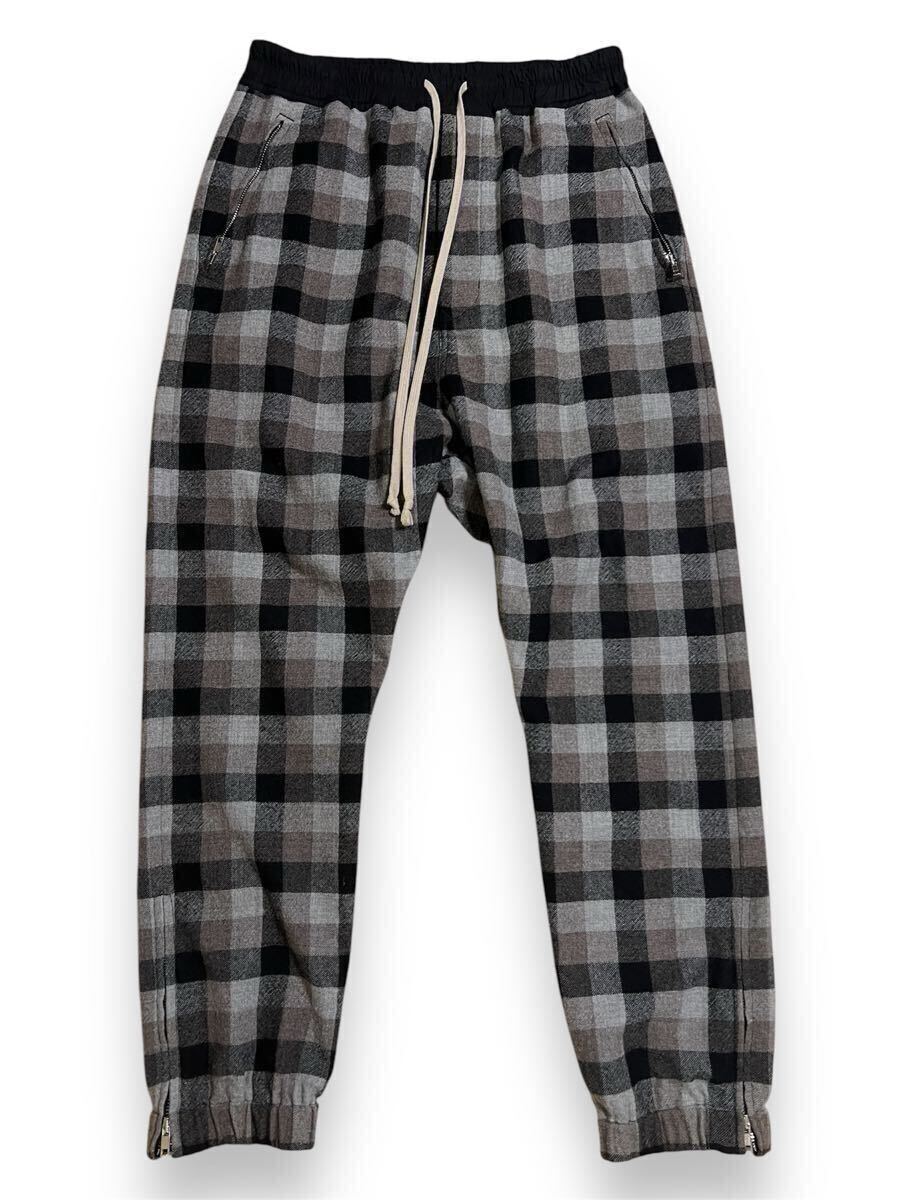RICK OWENS（リックオウエンス） チェックサルエルパンツ メンズ Rick Owens（リックオウエンス）の「Rick Owens - サルエル