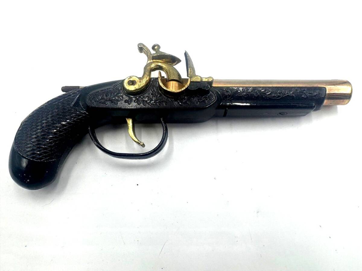 ライター 銃型 ガス ピストル アンティーク オブジェ 海賊 Yahoo!オークション -「銃 ライター」(アンティーク