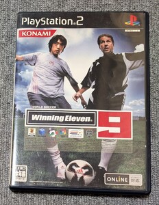 4080【起動確認済み】PS2 ワールドサッカー ウイニングイレブン9 説明書欠品 簡易清掃済み