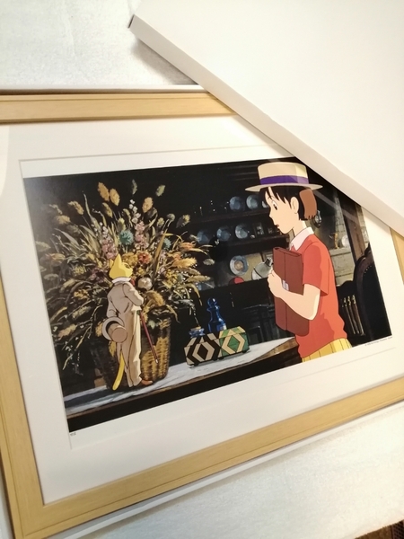 超レア! スタジオジブリ.耳をすませば【額装品】ジブリ ポスター.検)ジブリ絵画.複製原画 ポストカード.ジブリカレンダー.宮崎駿