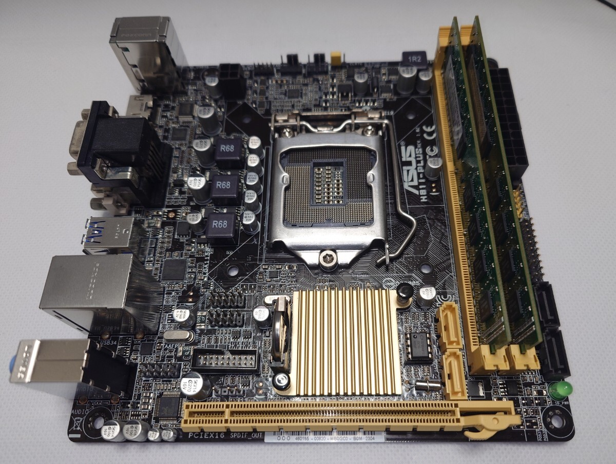 中古 ASUS H81I-PLUS CORE i5-4670K 付き - メルカリ