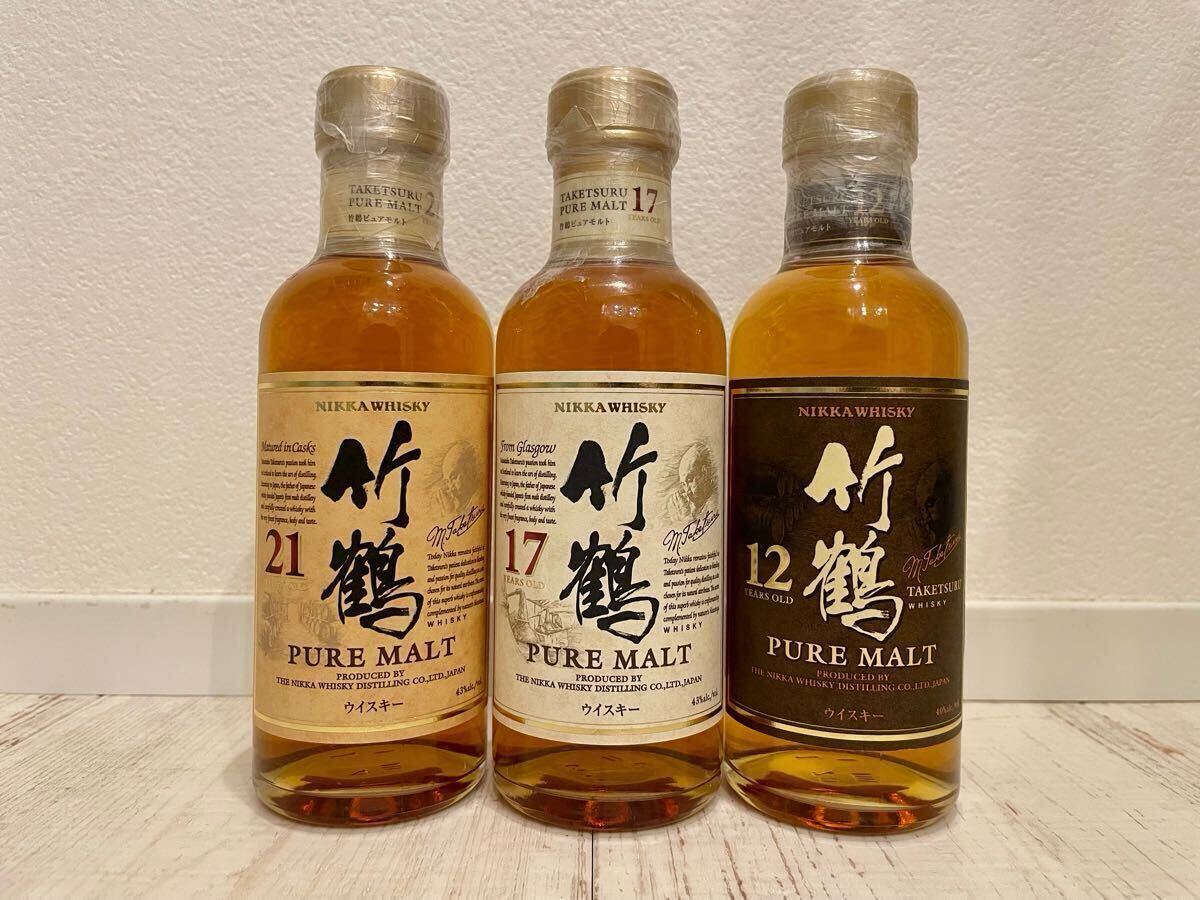 Yahoo!オークション -「竹鶴 21年 180ml」の落札相場・落札価格