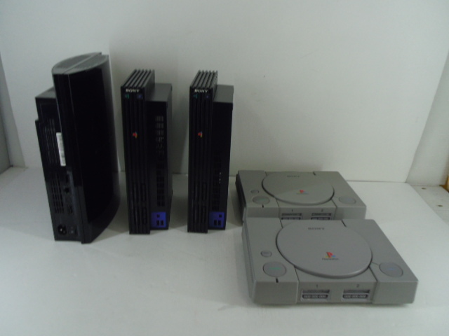 ジャンク PS2 HDD付本体 3台、PS3本体 1台 - 本体