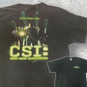 ヴィンテージ 2001 CSI 犯罪現場捜査テレビ番組プロモーション T シャツ ムービーTシャツ