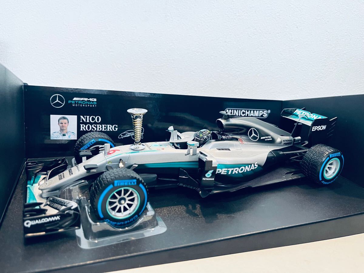 MINICHAMPS 1:18 F1 メルセデス ニコ・ロズベルグ 1 /18 Yahoo!オークション -「1/18 ロズベルグ」の落札相場・落札価格