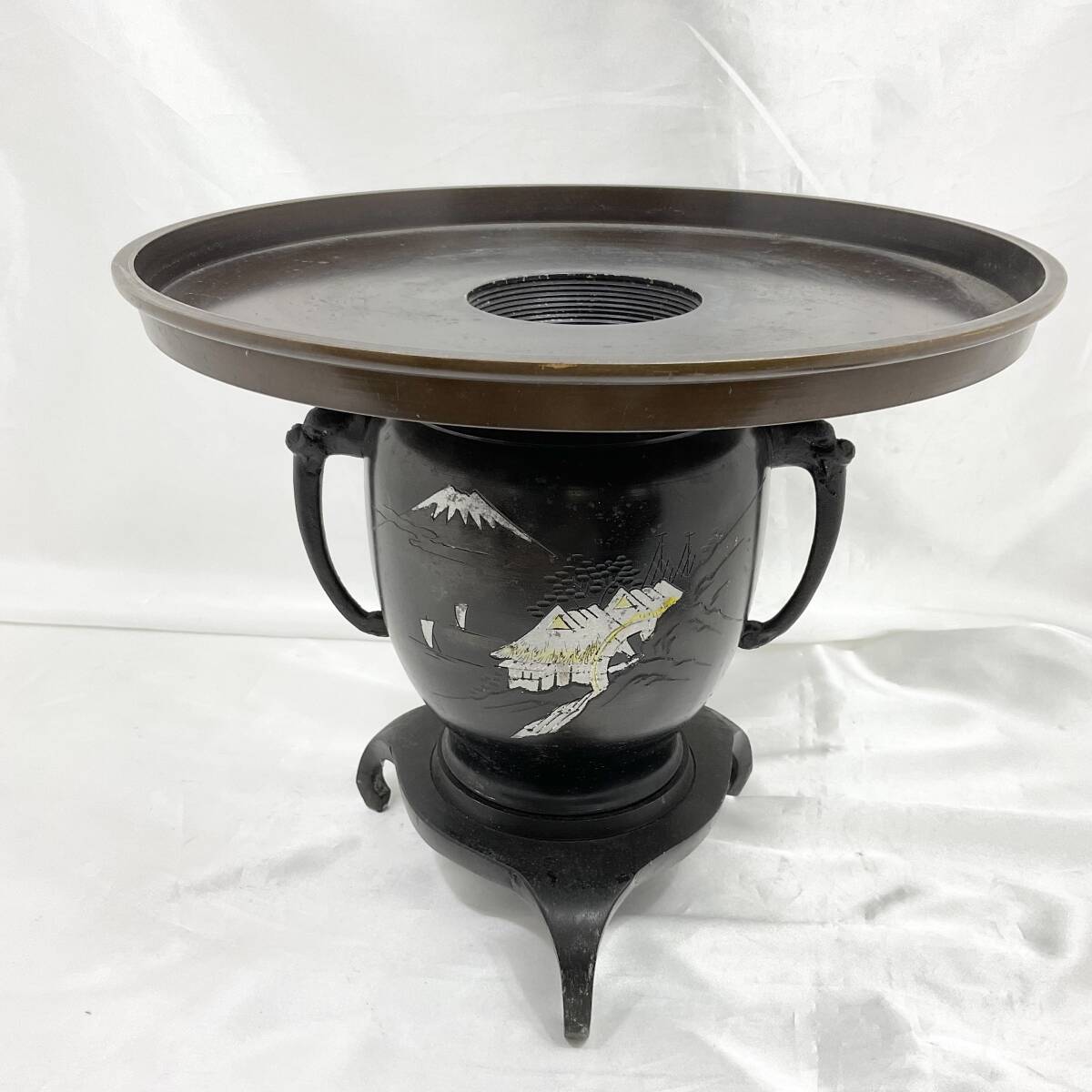 Yahoo!オークション -「花器 水盤」(金属工芸) (工芸品)の落札 Yahoo!オークション -「花器 水盤」(金属工芸) (工芸品)の落札
