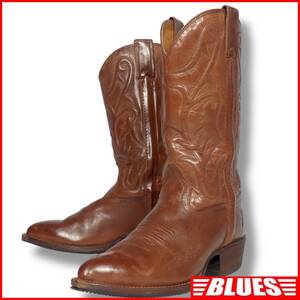 быстрое решение * Mexico производства FRYE*26cm кожа ковбойские сапоги fly мужской 8 B чай натуральная кожа kau Boy ботинки натуральная кожа