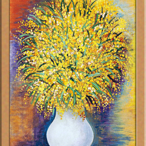 ミモザの花 A4 ポーランドのアート