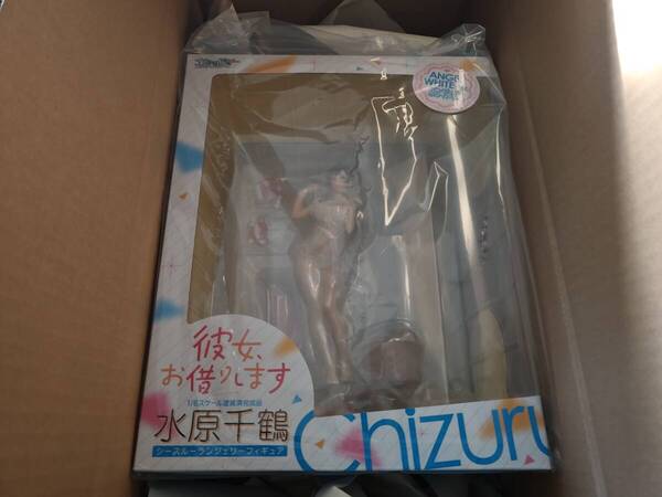 新品未開封 彼女、お借りします 水原千鶴 シースルーランジェリー エンジェルホワイトVer. 1/6 完成品フィギュア 箱入り娘