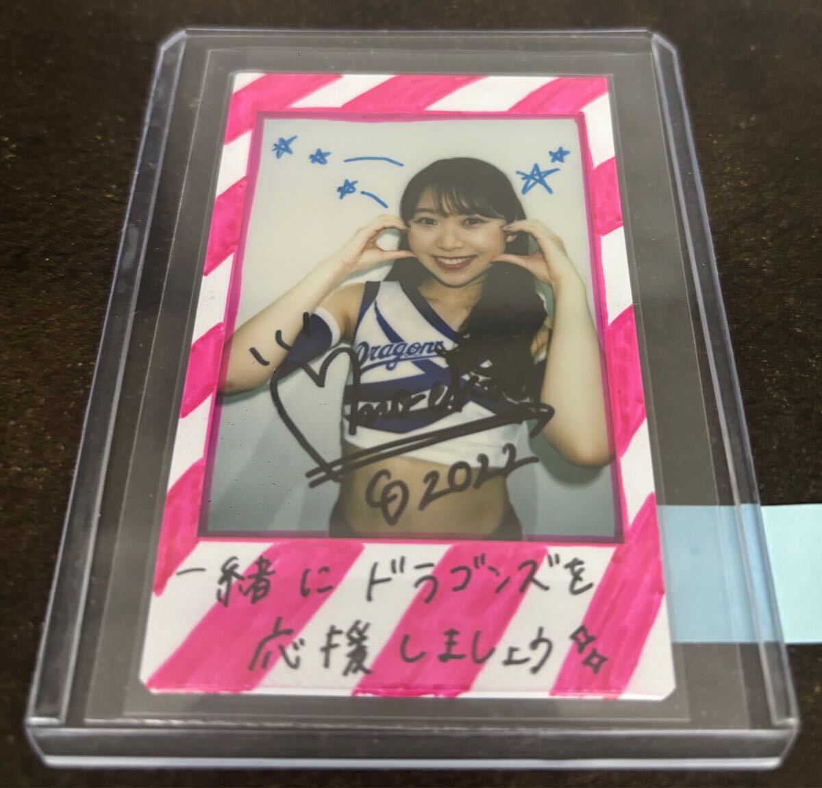 BBM 2018 チアリーダー舞 YUI 直筆サインチェキ 7/7